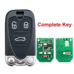 433MHz PCF7941 / ID46 Chip PN: 71740257 Remote Key Fob for Alfa Romeo