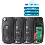 Audi remote 2/3/4 BNT ID48 Chip 433/315Mhz