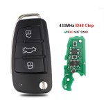 Audi remote 3 BT 433/315MHz ID48  8E0837220D/8E0837220Q/8E0837220K