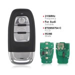 Audi 3/4 Buttons 8T0959754 C 315/433/868MHz