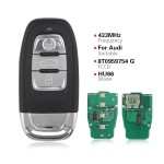 Audi 3/4 Buttons 8T0959754 C 315/433/868MHz