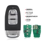 Audi 3/4 Buttons 8T0959754 C 315/433/868MHz