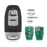 Audi 3/4 Buttons 8T0959754 C 315/433/868MHz