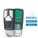 Audi 3/4 Button 315/433MHz