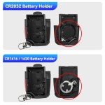 Audi 2/2+1/3/3+1Buttons Remote Car Key Case Shell CR2032/CR1616 Battery hold