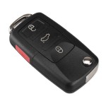 Audi car key 2/3/3+1 Buttons without blade