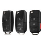 Audi car key 2/3/3+1 Buttons without blade
