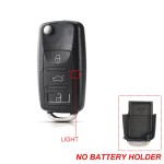 Audi 2/3/3+1 Buttons Remote Car Key Case Shell With/Without battery hold