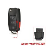 Audi 2/3/3+1 Buttons Remote Car Key Case Shell With/Without battery hold