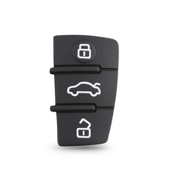 3/2 Button Repair Leather Pad Remote Car Key Shell Rubber Pad