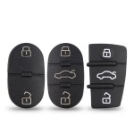3/2 Button Repair Leather Pad Remote Car Key Shell Rubber Pad