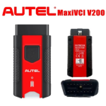 Autel MaxiVCI V200 Bluetooth Connector, Vehicle Communication Interface, Support CAN FD, Compatible with Autel KM100 / MS906Pro