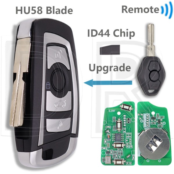 EWS 315/433Mhz ID44 PCF7935 HU58(No logo/With logo)