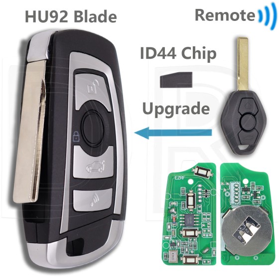EWS 315/433Mhz ID44 PCF7935 HU92(No logo/With logo)