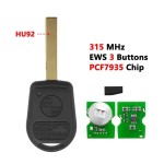 BMW Key (Old) 315/433MHz ID44 Chip HU92/HU58