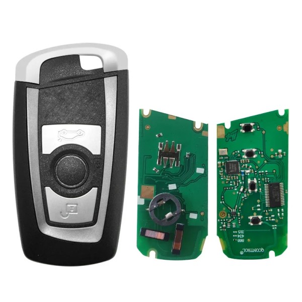 BMW 3Button F CAS4 CAS4+ 315/434/433.92/868 Mhz YGOHUF5662 PCF7945 white(No logo/With logo)