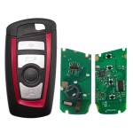 BMW 4Button F CAS4 CAS4+ 315/434/433.92/868 Mhz YGOHUF5662 PCF7945 red(No logo/With logo)