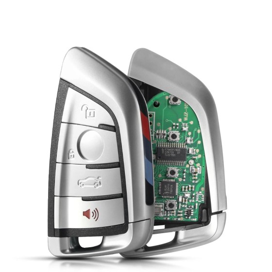 BMW White 4 Buttons CAS4 CAS4+ FEM F System ID49 PCF7945 315/433/868Mhz(No logo/With logo)