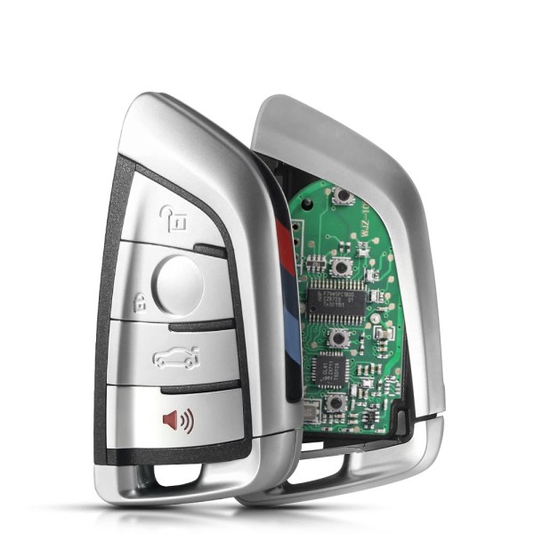 BMW White 4 Buttons CAS4 CAS4+ FEM F System ID49 PCF7945 315/433/868Mhz(No logo/With logo)