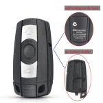 3 Button Remote Key Case no battery hold with word/no word(No logo/With logo)
