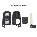 3 Button Remote Key Case with battery hold with word/no word(No logo/With logo)