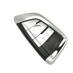 BMW 3 Buttons key shell sliver/black (No logo/With logo)