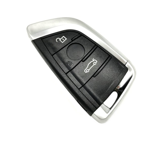 BMW 3 Buttons key shell sliver/black (No logo/With logo)