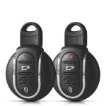 MINI Cooper 3/3+1 buttons key shell (No logo/With logo)