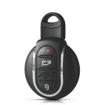 MINI Cooper 3/3+1 buttons key shell (No logo/With logo)