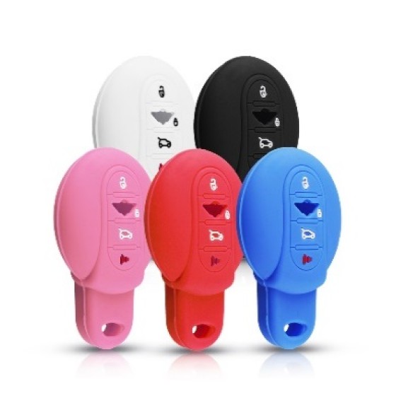 Silicone Case Black/White/Red/Blue/Pink