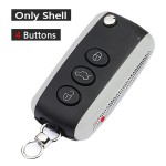 3/4 Buttons Smart Flip Remote Car Key Shell