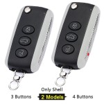 3/4 Buttons Smart Flip Remote Car Key Shell