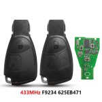 Benz 433Mhz 2/3 Buttons NEC Remote Key