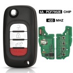 3/4 Button 433MHz With 4A Chip PCF7941M