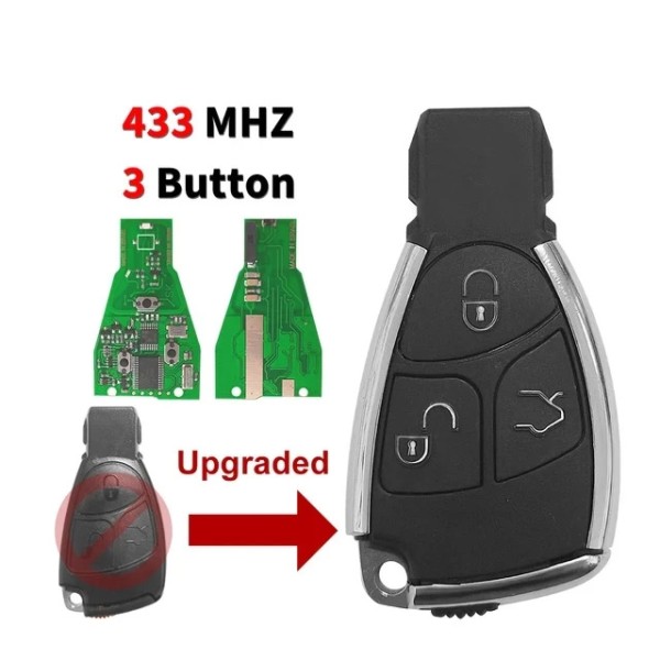 Modified 3/4 Button Car Remote Key 433/315Mhz For Mercedes Benz