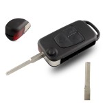 1/2/3/4 Buttons Car Key Shell For Mercedes HU39/HU64(No logo/With logo)