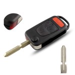 1/2/3/4 Buttons Car Key Shell For Mercedes HU39/HU64(No logo/With logo)
