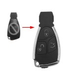 Benz 3 Buttons Smart Remote Key Shell(With logo)