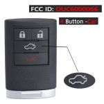 Cadillac 3+1/4+1/5+1 Buttons Smart key OUC6000066 315Mhz(No logo/With logo)