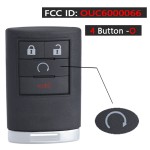 Cadillac 3+1/4+1/5+1 Buttons Smart key OUC6000066 315Mhz(No logo/With logo)