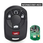 315MHz FCC ID: M3N65981403 GM/S: 15212382 Keyless Remote Key Fob for Cadillac STS 2005 2006 2007