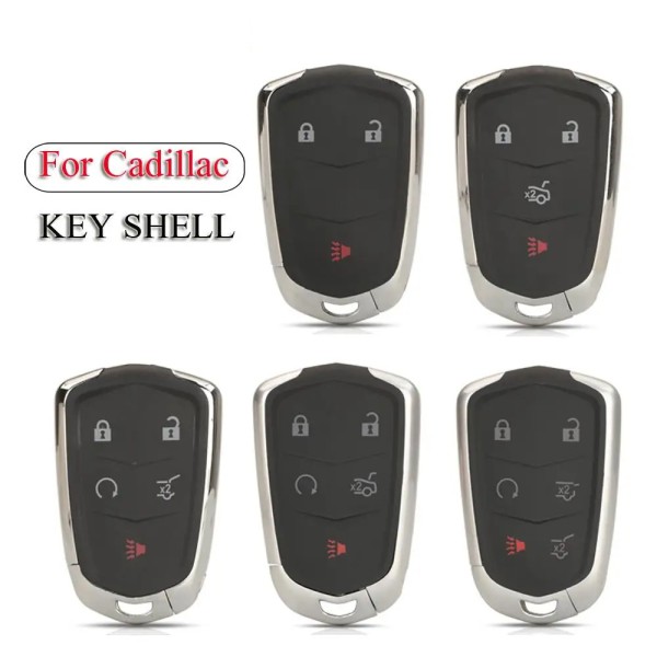 Cadillac smart key case 2+1/3+1/4+1/5+1 Buttons(No logo/With logo)
