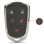Cadillac smart key case 2+1/3+1/4+1/5+1 Buttons(No logo/With logo)