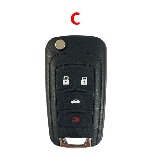 Che 3+1 Buttons 433MHz ID46 Chip (No logo/Chevrolet logo/Buick logo)
