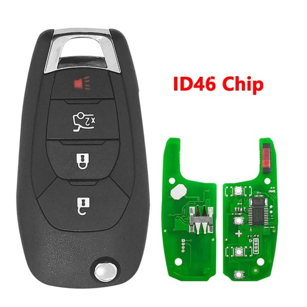 Che 3+1 Buttons Filp Remote Control 433.92FSK 4A chip(No logo/With logo)
