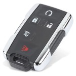 Chevrolet 4+1 Buttons 315MHz  M3N-32337100(No logo/Chevrolet logo/GMC logo)
