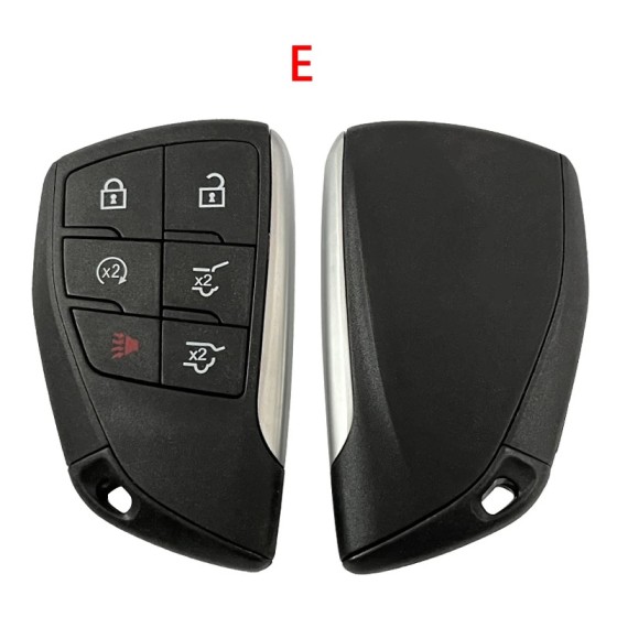 Chevrolet 4+1 Buttons Smart key 433MHz ID49 Chip Fob FCC ID: YG0G21TB(No logo/Chevrolet logo/GMC logo/Buick logo)