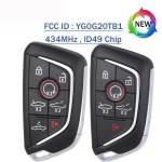 2020-2022 Chevrolet Corvette C8 / 6 or 7-Button Smart Key / PN: 13536982 / YG0G20TB1 / (AFTERMARKET)(No logo/With logo)