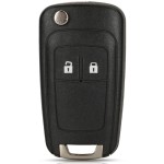 CHE 2 Button HU100 Blade shell (No logo/Chevrolet logo/Buick logo/Opel logo)