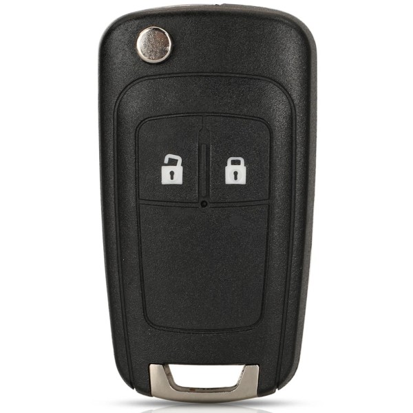 CHE 2 Button HU100 Blade shell (No logo/Chevrolet logo/Buick logo/Opel logo)